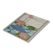 Buntglaswasserlilien Fliese (Seite)
