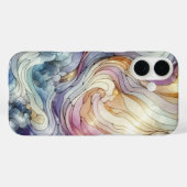 Buntglaswelle Case-Mate iPhone Hülle (Rückseite (Horizontal))