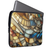Buntglaswellen Laptopschutzhülle (Vorne Rechts)