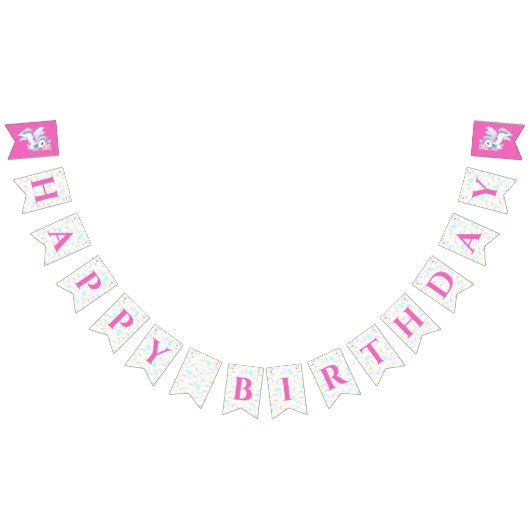 Bunting Flags Happy Birthday. Wimpelkette (Alle)