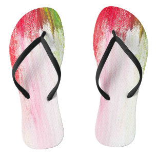 Buntlackierte amerikanische Flip-Flops Badesandalen