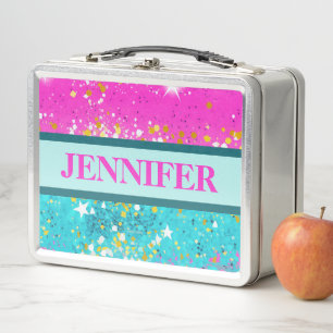 Buntmetall-Lunchbox Metall Brotdose