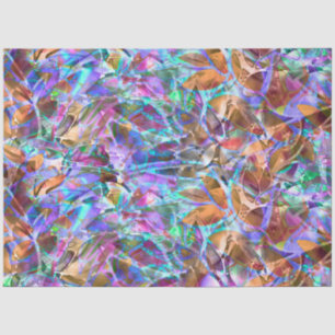 Buntpapier-Blumen-Abstraktes-Buntglas Seidenpapier