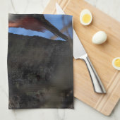 Buntspecht Geschirrtuch (Viertel Falte)