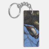 Buntspecht Schlüsselanhänger (Vorderseite links)