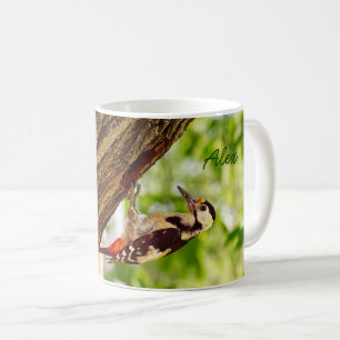 Buntspecht-Vogelporträt Kaffeetasse