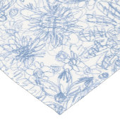 Buntstift-Blumen Kurzer Tischläufer (Ecke)