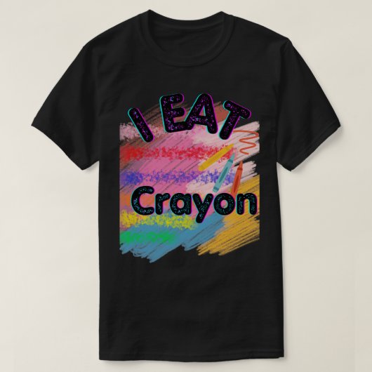 Buntstift-Esser 4 T-Shirt (Design vorne)