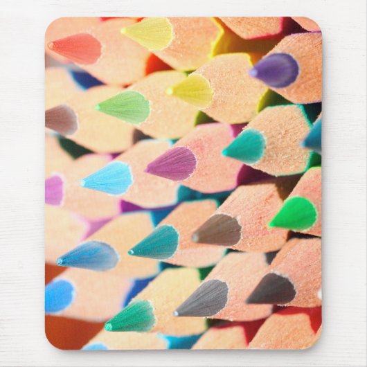 Buntstift-Farbstift-Mauspad Mousepad (Vorne)