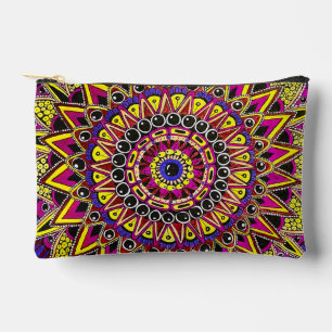 Buntstift Lila Gelb Mandala Zubehörtasche