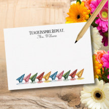Buntstift Papierflugzeug Regenbogen Lehrer