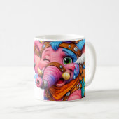 Buntstift Sally Elefant Kaffeetasse (VorderseiteRechts)