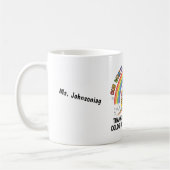 Buntstift-Schulbus - Weltbester Lehrer Kaffeetasse (Links)