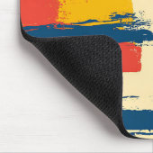 Buntstift- und Schmetterlingsblumen Mousepad (Ecke)