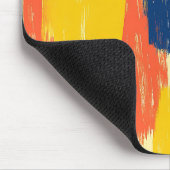 Buntstift- und Schmetterlingsblumen Mousepad (Ecke)