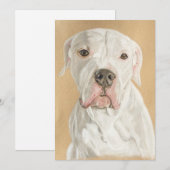 Buntstift von Hund Feiertagskarte (Vorne/Hinten)
