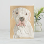 Buntstift von Hund Feiertagskarte (Stehend Vorderseite)