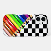 Buntstifte iPhone 16 Hülle (Rückseite (Horizontal))
