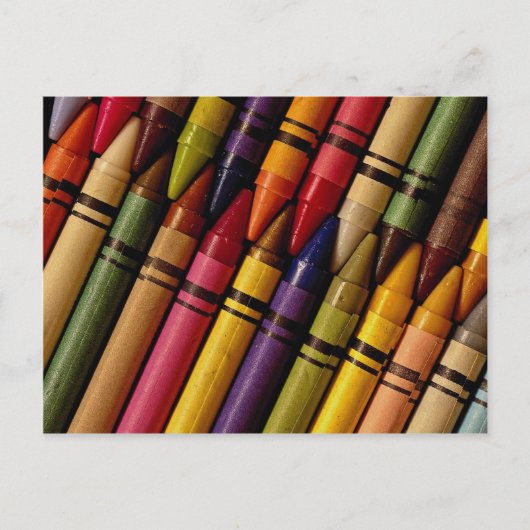 Buntstifte Postkarte (Vorderseite)