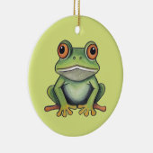 Buntstiftzeichnung Frosch Keramik Ornament (Rechts)