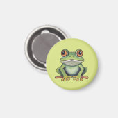 Buntstiftzeichnung Frosch Magnet (Vorderseite/Rückseite)