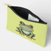 Buntstiftzeichnung Frosch Zubehörtasche (Offen)
