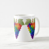 Buntweintrauben Kaffeetasse (VorderseiteRechts)