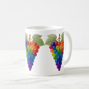 Buntweintrauben Kaffeetasse