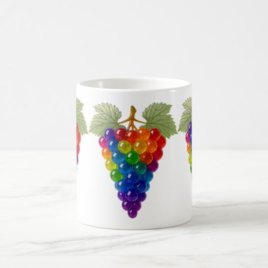 Buntweintrauben Kaffeetasse (Mittel)