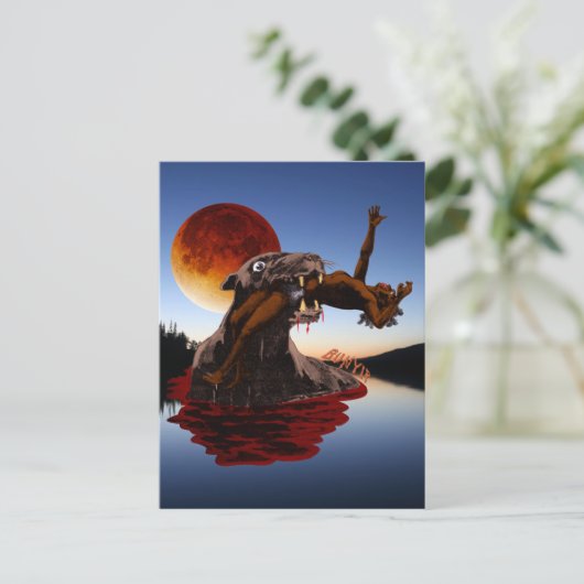 Bunyip Postcard Postkarte (Stehend Vorderseite)