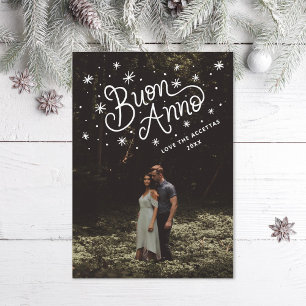 Buon Anno Italian New Year Foto Feiertagskarte