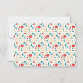 Buon Appetit Bunte Pasta Geburtstagsgeschichten Dankeskarte (Rückseite)