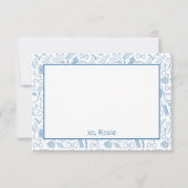 Buon Appetit Pasta Personal Stationery oder Dankeskarte (Vorderseite)