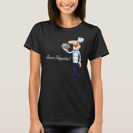 Buon Appetito Fun Koch T-Shirt (Vorderseite)
