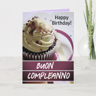 Buon companno Italian Birthday Card Karte