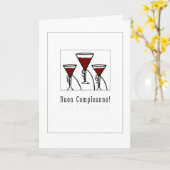 Buon Compleanno - alles Gute zum Geburtstag auf Karte (Gelbe Blume)