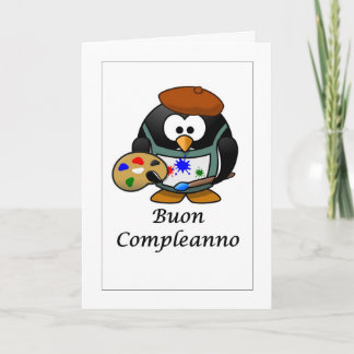 Buon Compleanno - Happy Birthday in Italian Card Dankeskarte