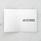 "BUON COMPLEANNO" *****ITALIENISCHER**** KARTE (Innenseite)