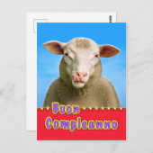 Buon Compleanno Postkarte (Vorne/Hinten)
