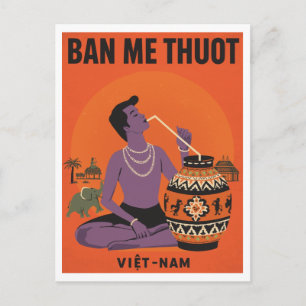 Buon Ma Thuot Krug Wein Viet Nam Reise Postkarte