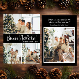 Buon Natale 4 Foto Ferienwohnung Feiertagskarte