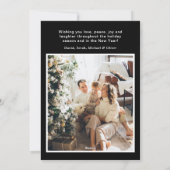 Buon Natale 4 Foto Ferienwohnung Feiertagskarte (Rückseite)