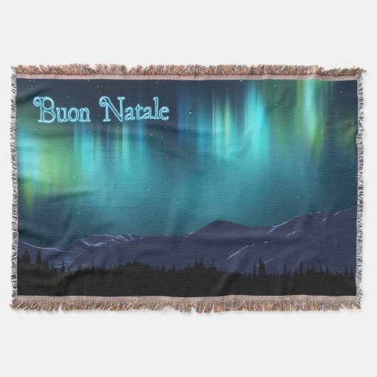 Buon Natale - Aurora Borealis Decke (Vorderseite)
