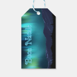 Buon Natale - Aurora Borealis Geschenkanhänger