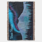 Buon Natale - Blue Aurora Decke (Vorderseite Vertikal)