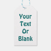 Buon Natale - Blue Aurora Geschenkanhänger (Rückseite)