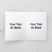 Buon Natale - Blue Caribbean (Reindeer) Feiertagskarte (Innenseite)