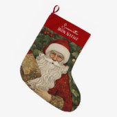 Buon Natale Christmas Großer Weihnachtsstrumpf (Vorderansicht (hängend))