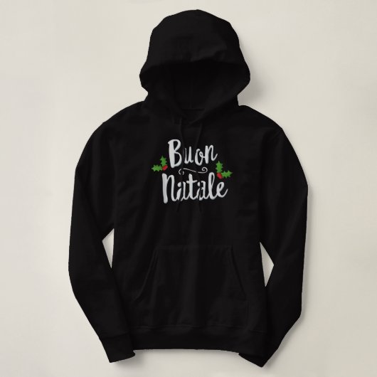 Buon Natale Christmas Italien Italienisch Merry Xm Hoodie (Design vorne)