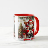Buon Natale Christmas Santa Classic Tasse (VorderseiteRechts)